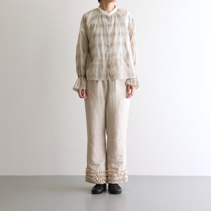 FRILL DECORATION PANTS #Antique White [no.7317]