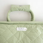 WATERPROOF QUILTING MARCHE BAG (S) #Pistachio [no.7732]