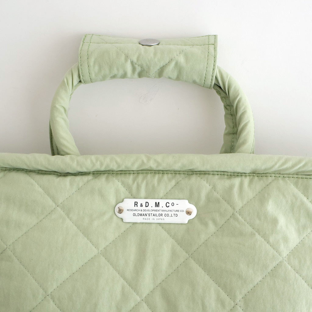 WATERPROOF QUILTING MARCHE BAG (S) #Pistachio [no.7732]
