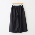 40s POPLIN PLAIN HEM PLEATS EASY PANTS #9900 BLACK [NSL25546]