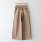 Honeycomb stretch high waist tuck pants #021 Mocha [PA231PT006]