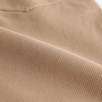 Honeycomb stretch high waist tuck pants #021 Mocha [PA231PT006]