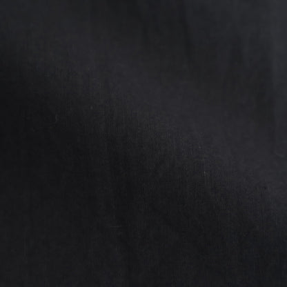 40s POPLIN PLAIN HEM PLEATS EASY PANTS #9900 BLACK [NSL25546]