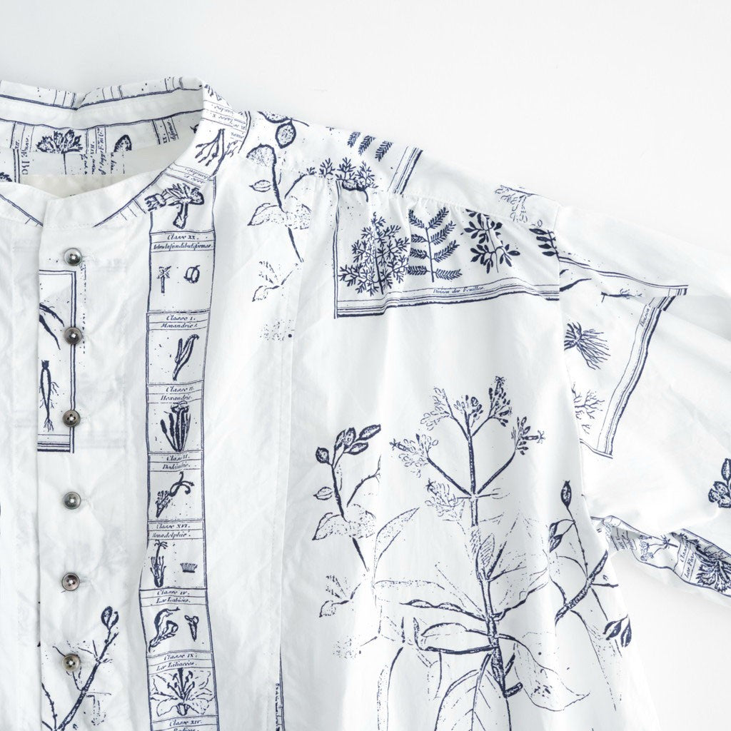 偶然の影：ブラウス #off white×blue [13261-09107]