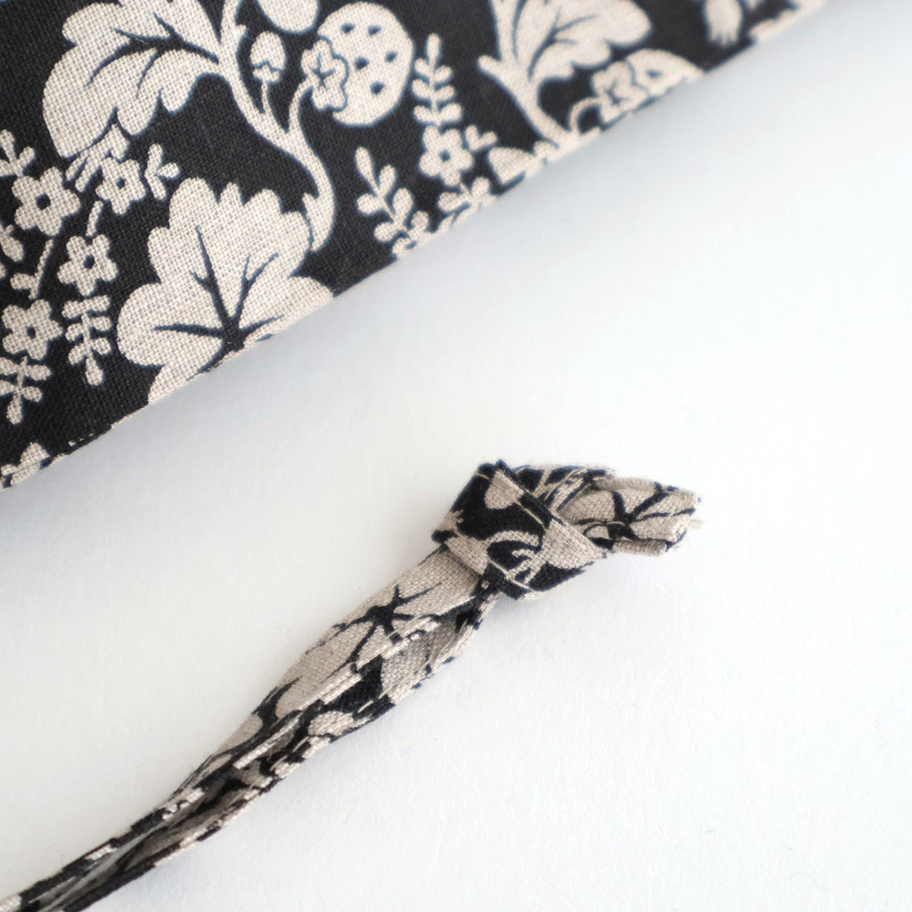 WILD BERRY DRAWSTRING BAG (S) #Flax [no.7768]