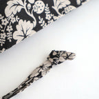 WILD BERRY DRAWSTRING BAG (S) #Flax [no.7768]