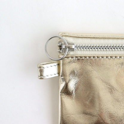FLAT POUCH SMALL #NEW SILVER [TMB-2310N]