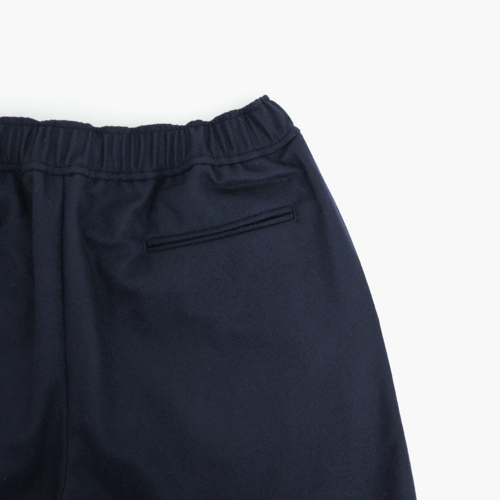 WOOL FLANNEL EASY WIDE PANTS #3900 NAVY [GNMDS2052WF]