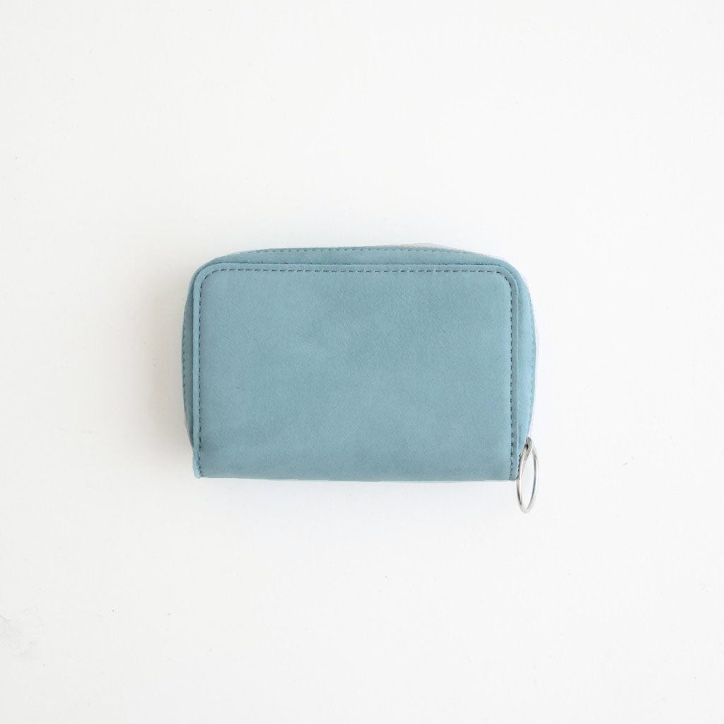 MINI ZIP #NUBUK BLUE-GREY [TMB-1916A]