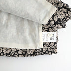 WILD BERRY FRILL DECORATION BUTTON BIB #Flax [no.7757]