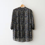 LIBERTY FABRICS ETERNAL COLLECTION Flared blouse #Reflections [TLF-226-SH003-lpl]