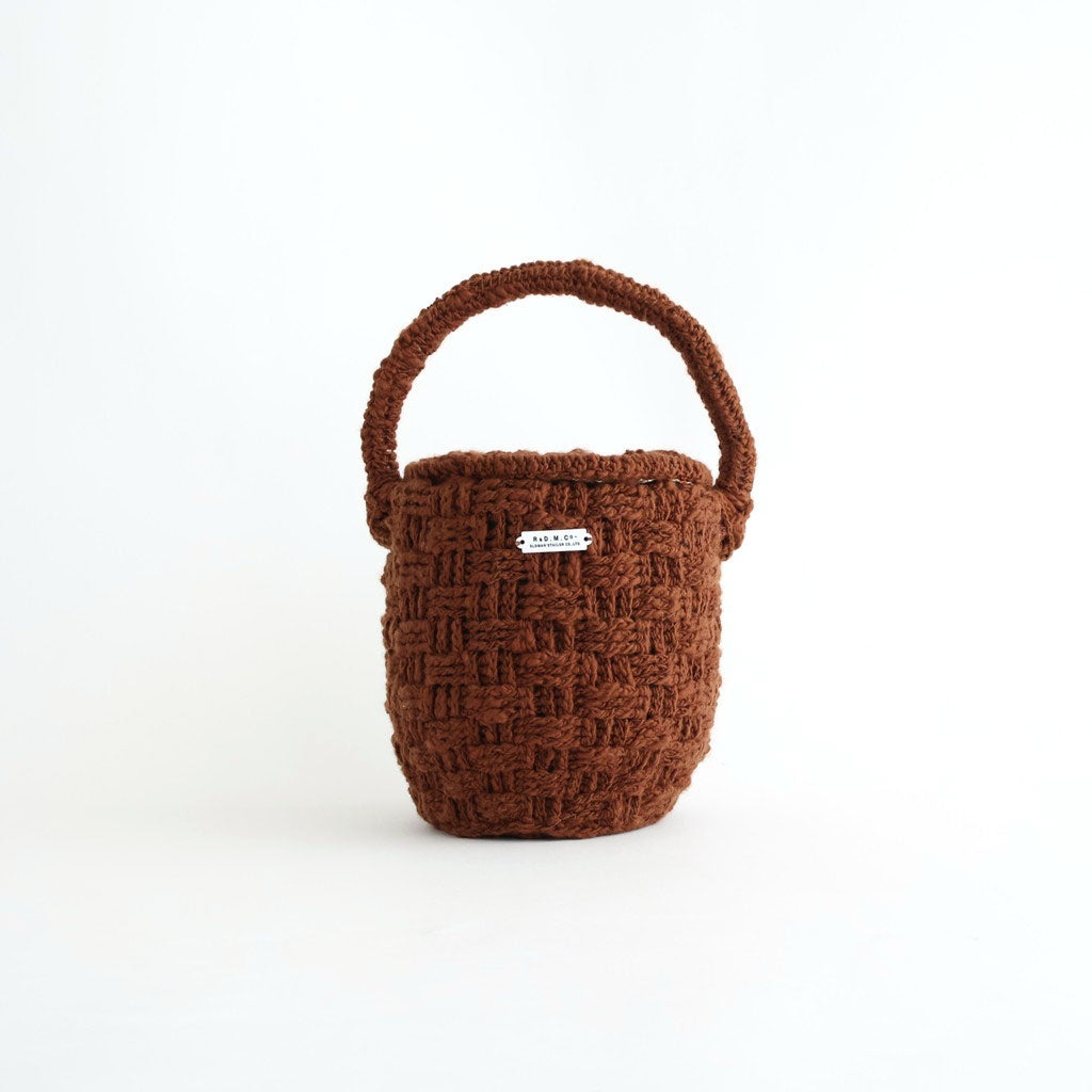 WILD BERRY FIELD HAND KNIT BASCKET #Brown [no.7897]