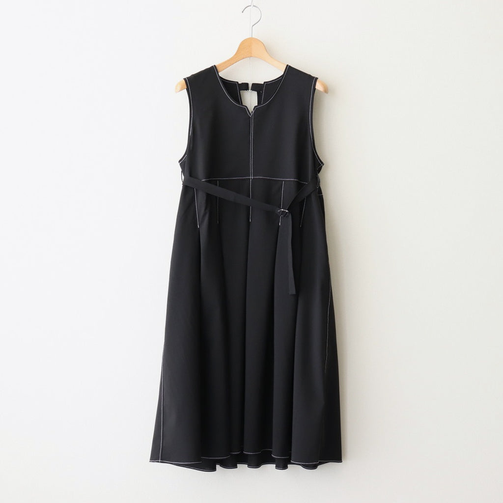 woolly like stitch dress #black [1559-003]
