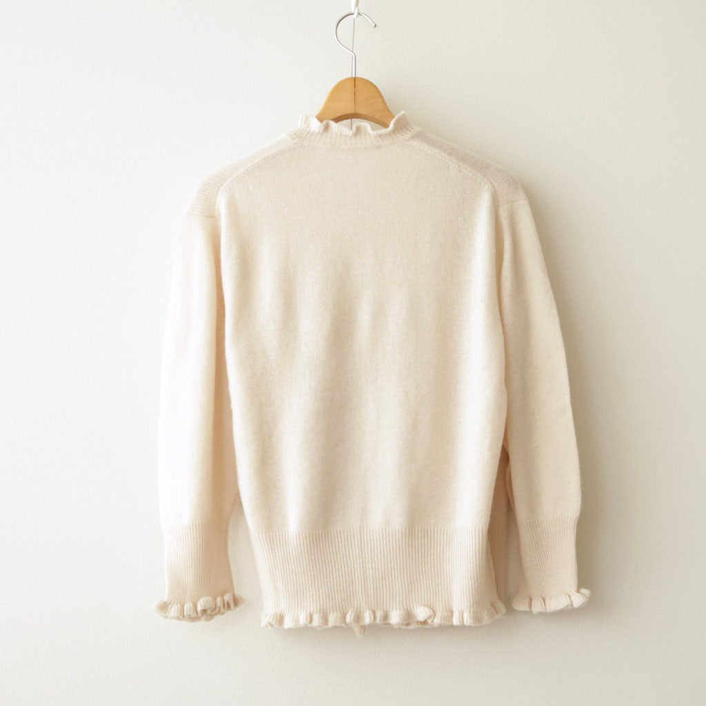 Volant cardigan #ivory [32-0028A]