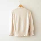 Volant cardigan #ivory [32-0028A]