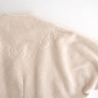 幻の花 Embroidery cocoon jacket #milk [TLF-126-jk001-nc]