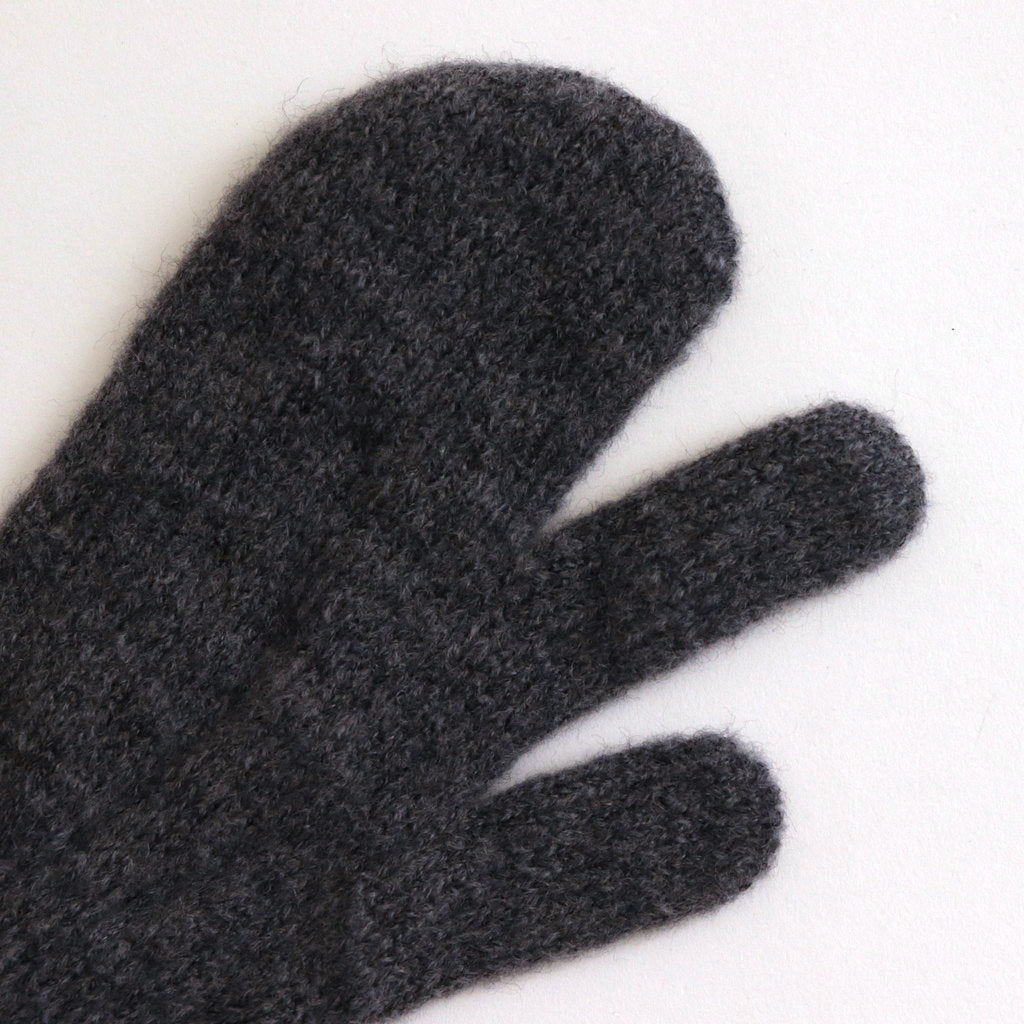 3FINGERS MITTEN #MID-GREY/LEMON [TMB-GNT3]