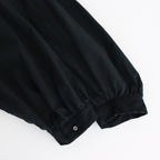日日夜夜：Embroidery long tunic shirt #B black [13251-05307]