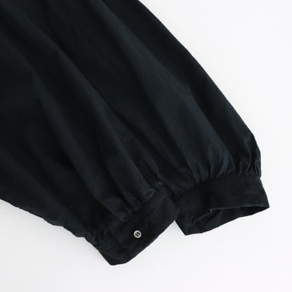 日日夜夜：Embroidery long tunic shirt #black [13251-05307]