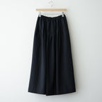 記憶の庭 Tucked skirt #Black [26F-SK042-RP]