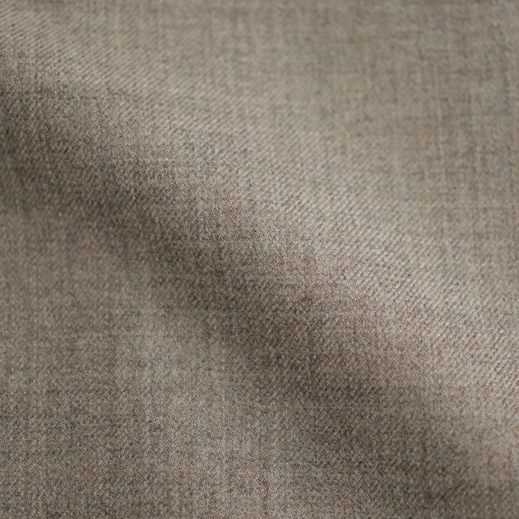 WOOL SERGE 2TUCK TAPERED EASY PANTS #8300 BEIGE [GNMDS2501WS]