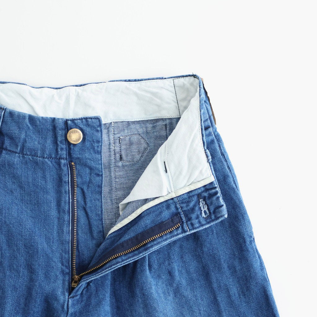HW wide trousers #Indigo [261506]