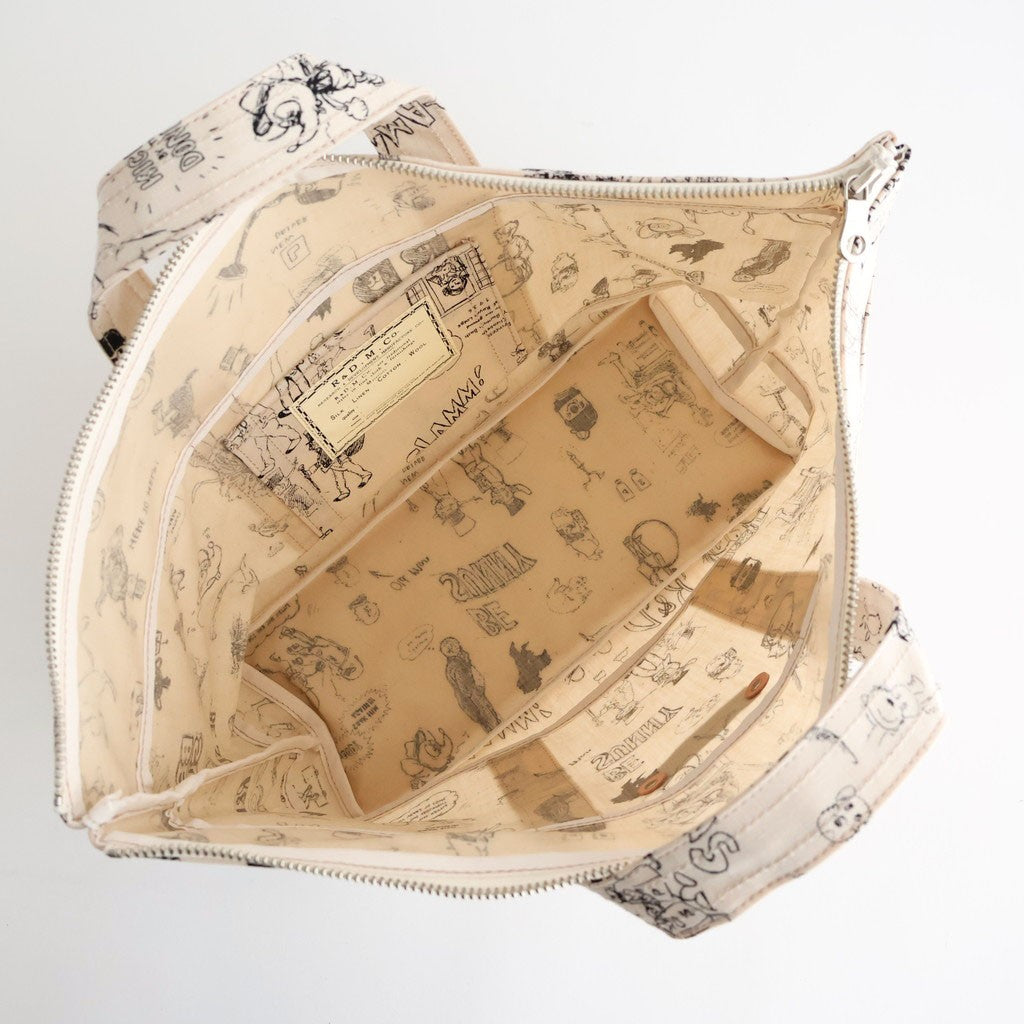 GRAFFITI TOTE BAG #Natural [no.7950]