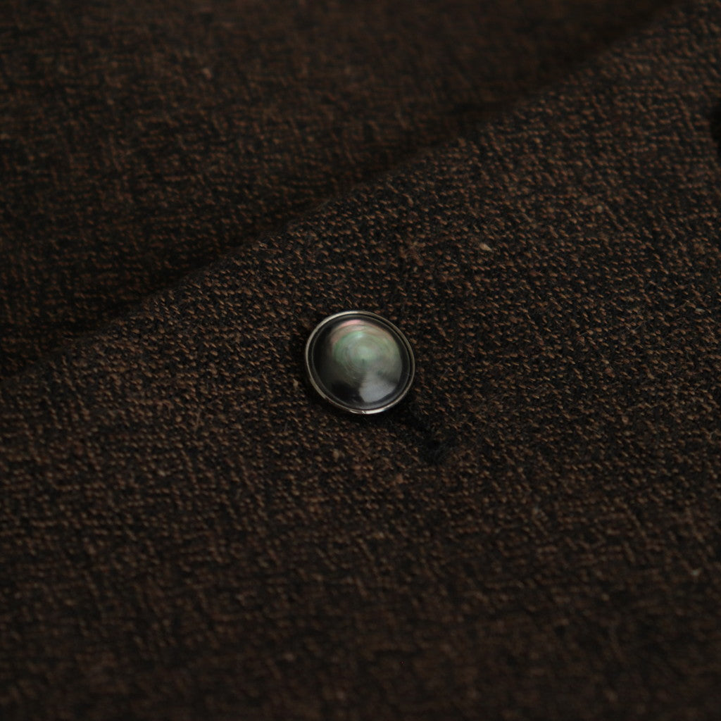 私の夜 Funnel neck blouse #dark brown [TLF-125-sh007-cla]