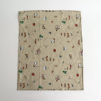 BROWN BEARS KITCHEN CLOTH #Beige [no.7228]