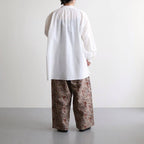 指間の光 Flared blouse #white [TLF-125-sh003-vcg]