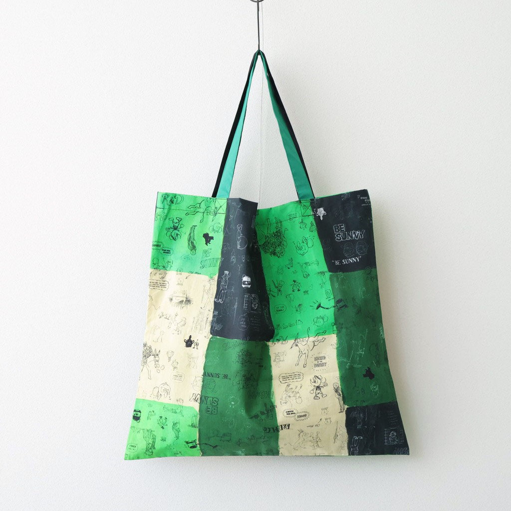 MOSAIC GRAFFITI TOTE BAG #Green [no.7965] - DOKODO 三重県四日市市