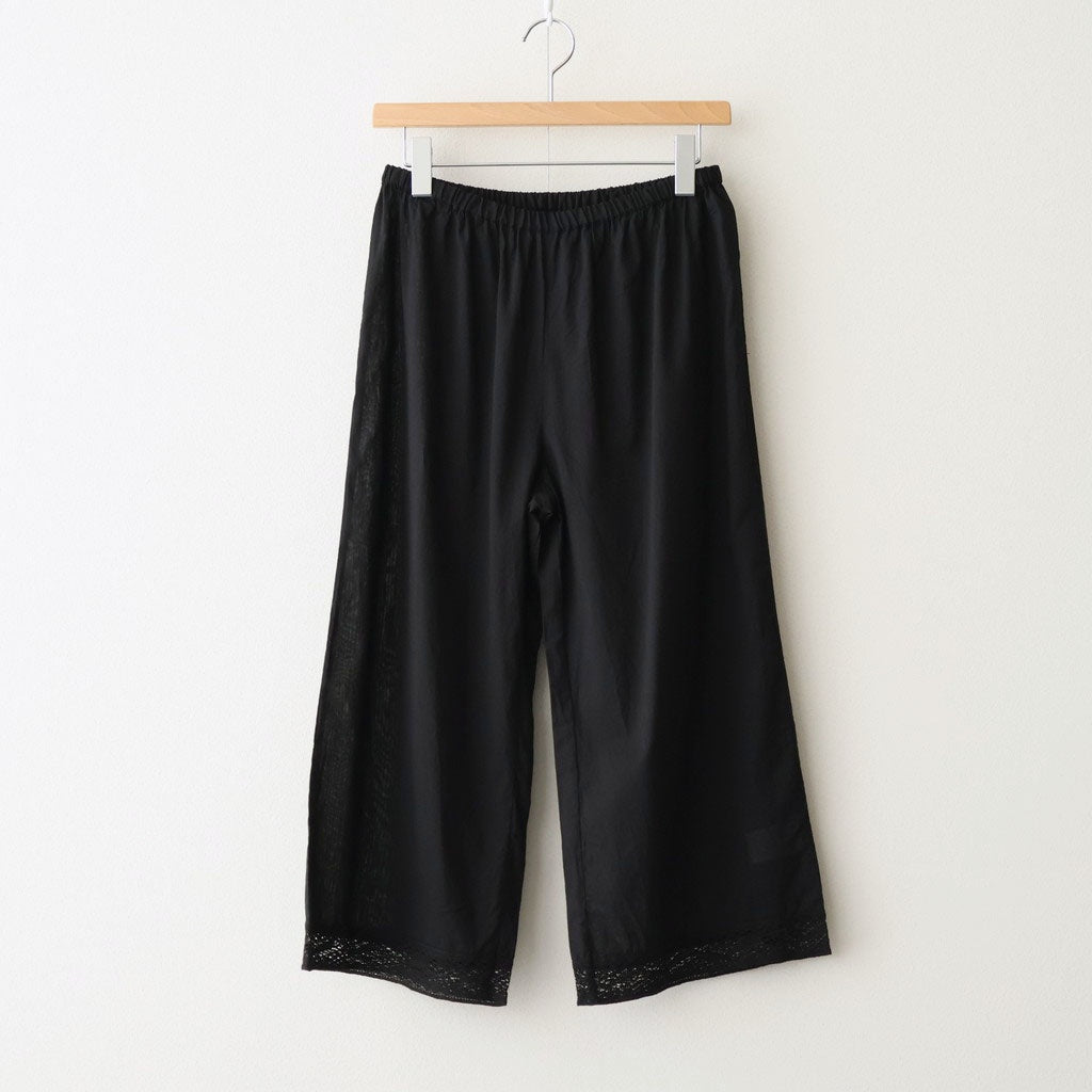 80s COTTON VOILE LACEUNDER PANTS #9900 BLACK [NSL26094]