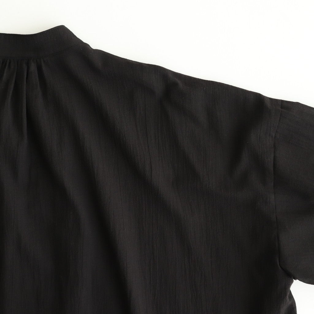 半透明の沈黙 Flare blouse #Black [TLF-225-sh009-cdv]