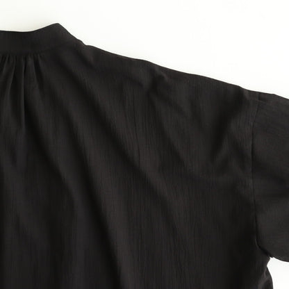 半透明の沈黙 Flare blouse #Black [TLF-225-sh009-cdv]