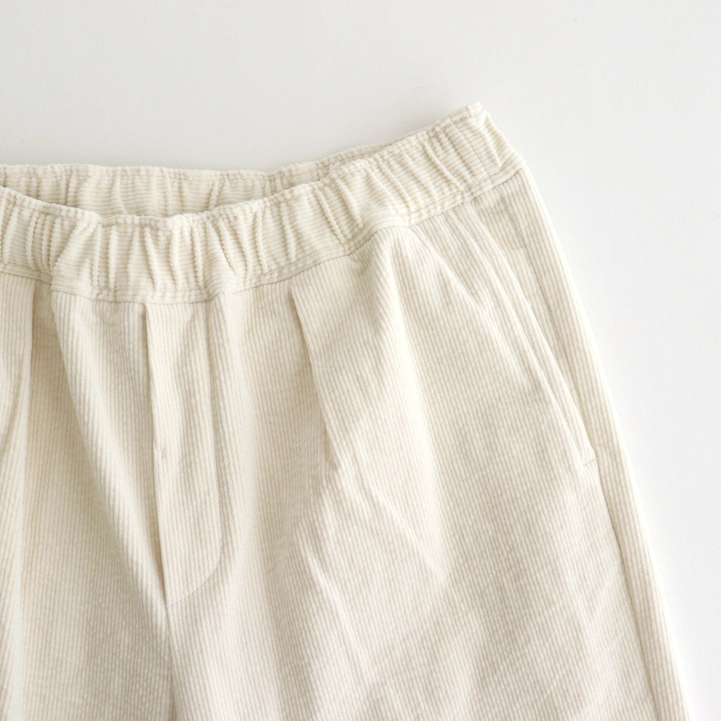 11WALE CORDUROY EASY WIDE PANTS #9100 OFF.WHITE [GNMDS2052CP]