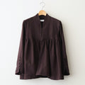 冬の肖像 Funnel neck over blouse #bordeaux [TLF-126-sh007-cst]