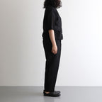 Fesca Linen Knit No Collared #Black [A232251TK766]