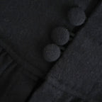 冬の肖像 Funnel neck over blouse #black [TLF-126-sh007-cst]