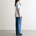HW wide trousers #Indigo [261506]