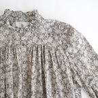 霞の空：Frilled collar blouse #pale flower [13251-10107]