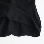 存在すること：Gathered sleeves sweater #black [13243-13109]