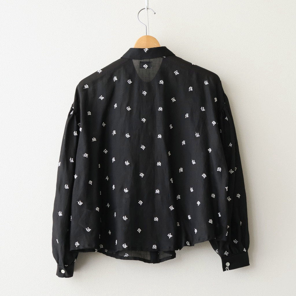 shirt blouse #ototsubu BK [KJ507SS46]