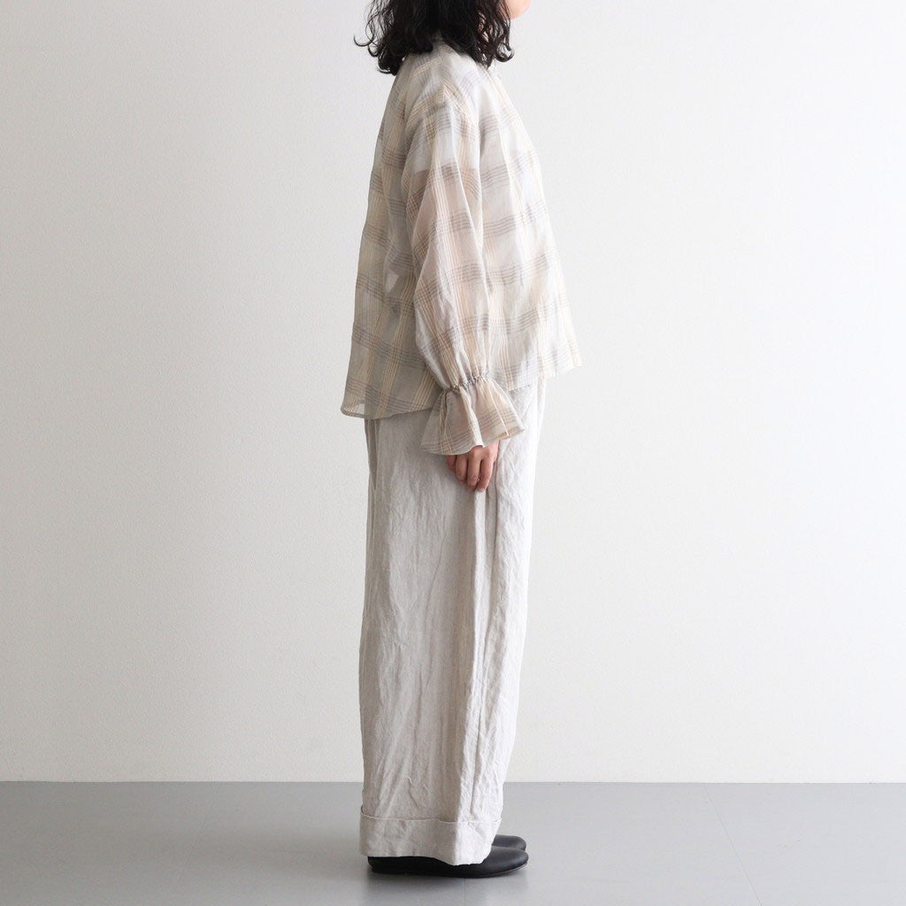 Faurie Linen Pants #Oatmeal [A232251PP731]