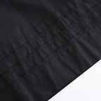 40s POPLIN PLAIN HEM PLEATS EASY PANTS #9900 BLACK [NSL25546]