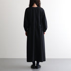 記憶の庭 Billowy sleeve dress #Black [26F-SH045-RP]