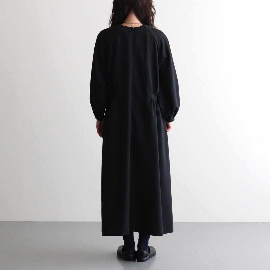記憶の庭 Billowy sleeve dress #Black [26F-SH045-RP]