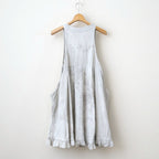 雲のウツロイ：Cache-coeur tunic #white powder×ink [11261-07507]