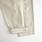 WEST POINT 2TUCK TAPERED EASY PANTS #9200 MILKY.GREY [GNMDS2501WP]