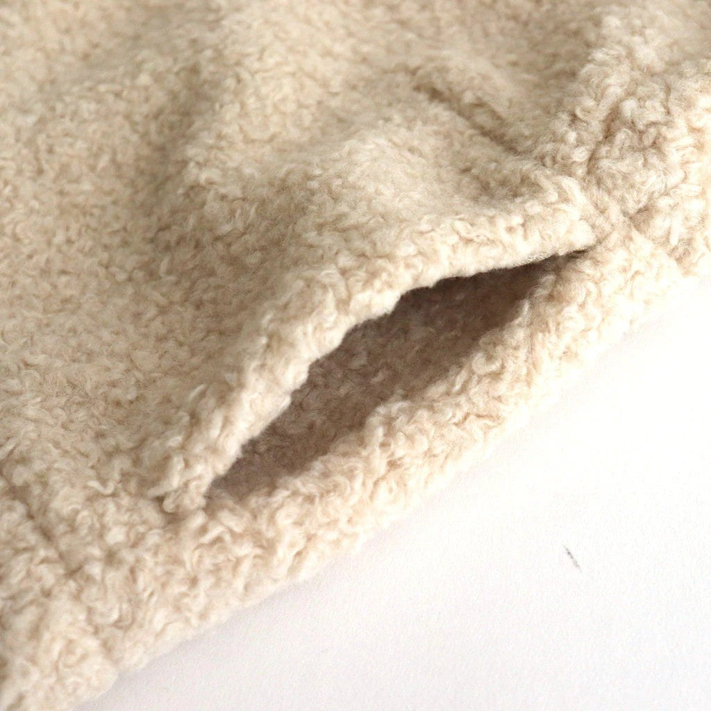 ボア フレンチスリーブショートベスト #013 アイボリー [US243CT019