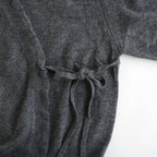 Volant cardigan #charcoal gray [32-0028A]